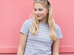 Printed Tshirt Grey Color